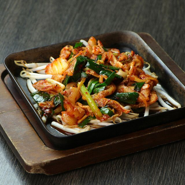 豚キムチ 柚子風味