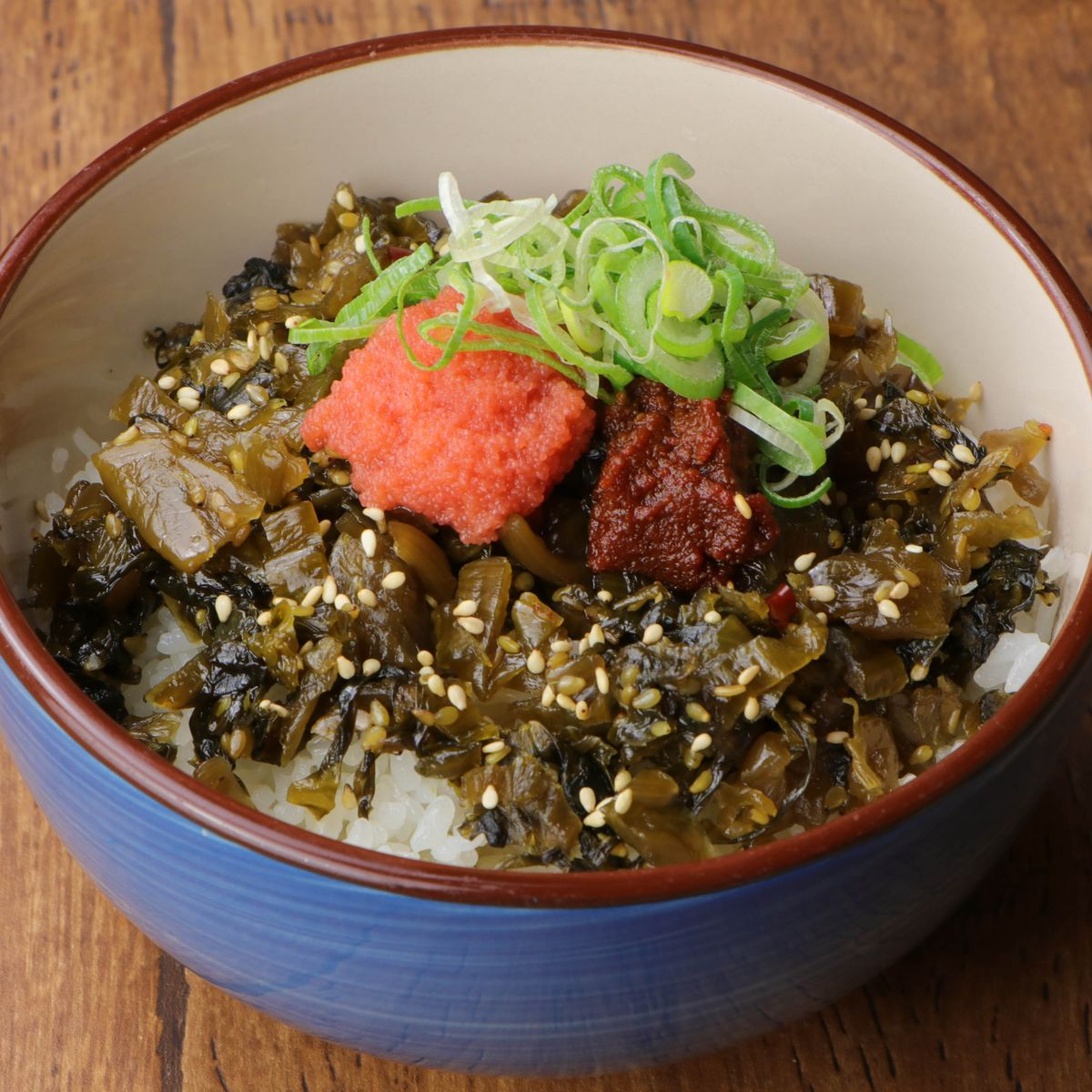 ゆず香る明太高菜ご飯